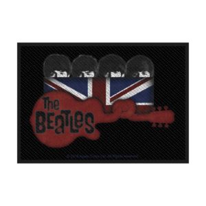 Beatles - Union Jack Guitar Woven Patch