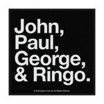 Beatles - John, Paul, George & Ringo Woven Patch