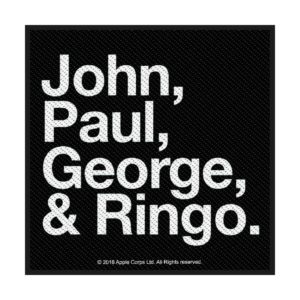 Beatles - John, Paul, George & Ringo Woven Patch