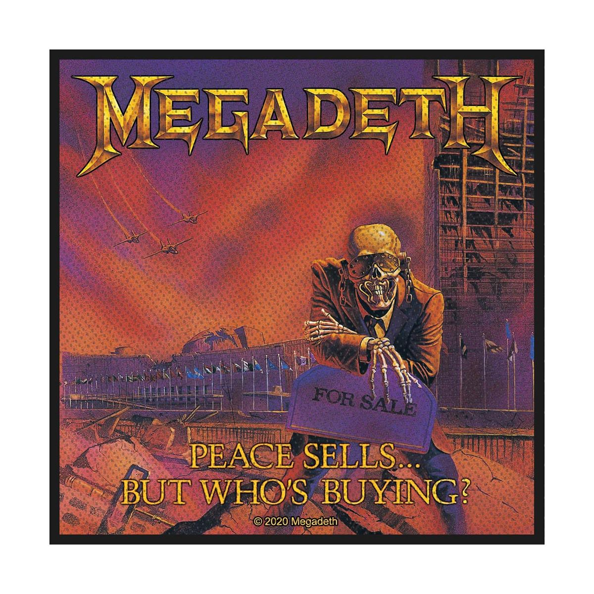 Megadeth - Peace Sell But Who's Buying Woven Patch – Punk Rock Shop