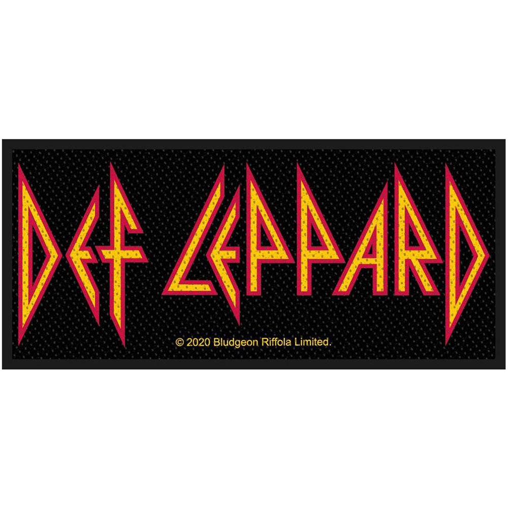 Def Leppard - Logo Woven Patch – Punk Rock Shop