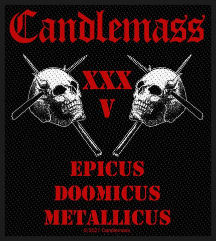 Candlemass - Epicus 35th Anniversary Woven Patch