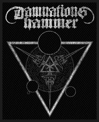 Damnations Hammer - Planet Sigil Woven Patch