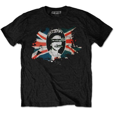 Sex Pistols - God Save The Queen Black Mens T-shirt
