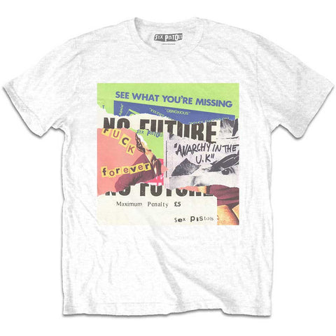 Sex Pistols - Collage White Men's T-shirt