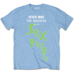 Sex Pistols - Never Mind the Bollocks Drop Logo Blue Mens T-shirt