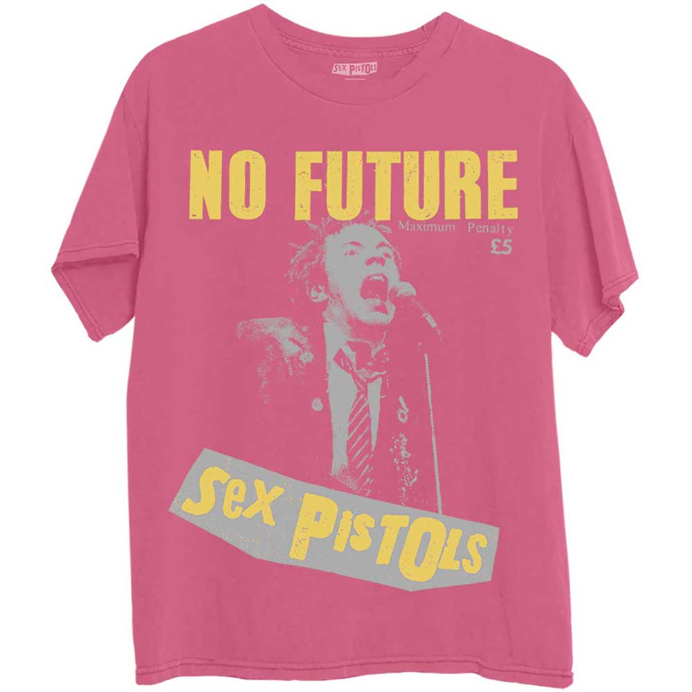 Sex Pistols - No Future Pink Men's T-shirt – Punk Rock Shop