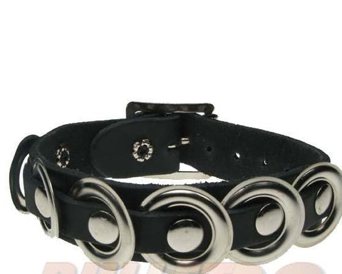 Various Punk - 1 Riveted - Eyelet Leather Wristband