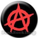 Anarchy Red on Black Badge