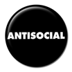 Antisocial Logo Badge