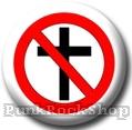 Bad Religion No Cross on White Badge