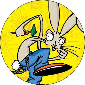 Blink 182 Bunny Badge