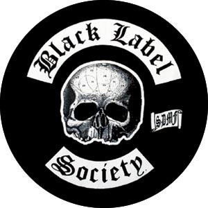 Black Label Society Skull Badge