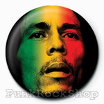 Bob Marley Face Badge