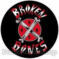 Broken Bones Cross Badge
