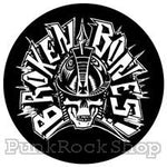 Broken Bones Skull Badge