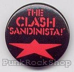 The Clash Sandinista Badge