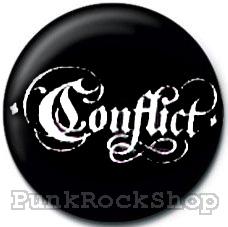 Conflict Script Logo Badge