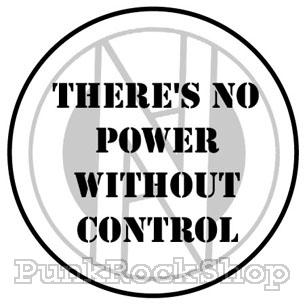 Conflict Theres No Power Without Control Badge