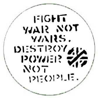 Crass Fight War Badge