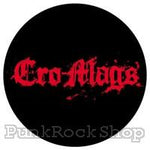 Cro-mags Red Logo on Black Badge