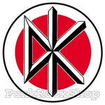 Dead Kennedys DK Logo on White Badge