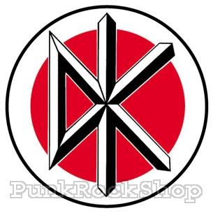 Dead Kennedys DK Logo on White Badge