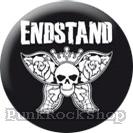 Endstand Skull Butterfly Badge