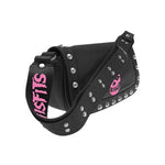 Misfits Pink Skull with Studs Handbag Bag