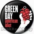 Green Day American Idiot Badge