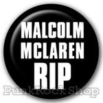Badge Malcolm Mclaren RIP Badge