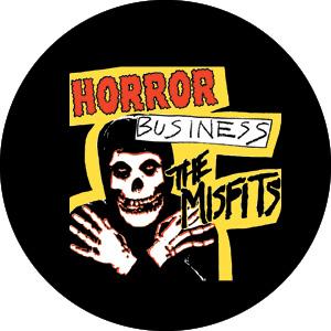 The Misfits Horror Business Badge