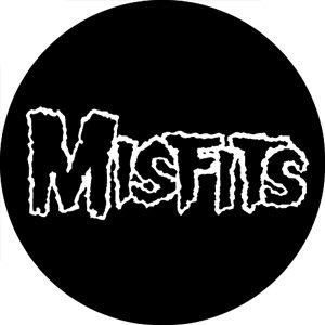 The Misfits White Logo Badge
