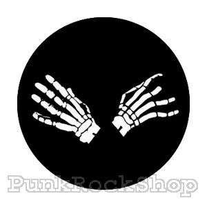 Misfits Skeleton Hands Badge