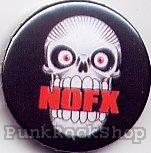 NOFX Skull Badge