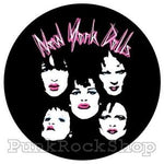 New York Dolls Faces Badge