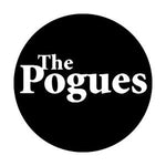 The Pogues White Logo Badge