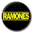 Ramones Yellow Logo Badge