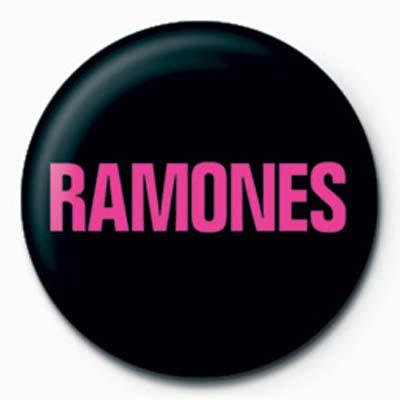 Ramones Pink Logo Badge