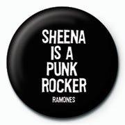 Ramones Sheena Is A Punk Rocker Badge