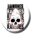Ramones Pinhead Skull Badge
