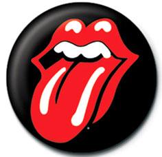 The Rolling Stones Classic Tongue Badge