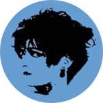 Siouxsie And The Banshees Blue Silhouette Badge