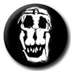 Salvador Dali Skull Badge