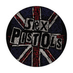 Sex Pistols Cross Union Jack Badge