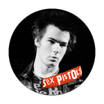 Sex Pistols Sid Pink Logo Badge
