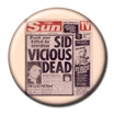 Sex Pistols Sid Vicious Dead Badge