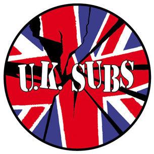 UK SUBS Flag Badge