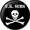 UK SUBS Skull Badge