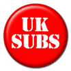 UK SUBS Red Logo Badge